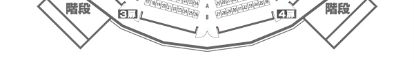 ウィー トーマス 東京グローブ座 座席図面