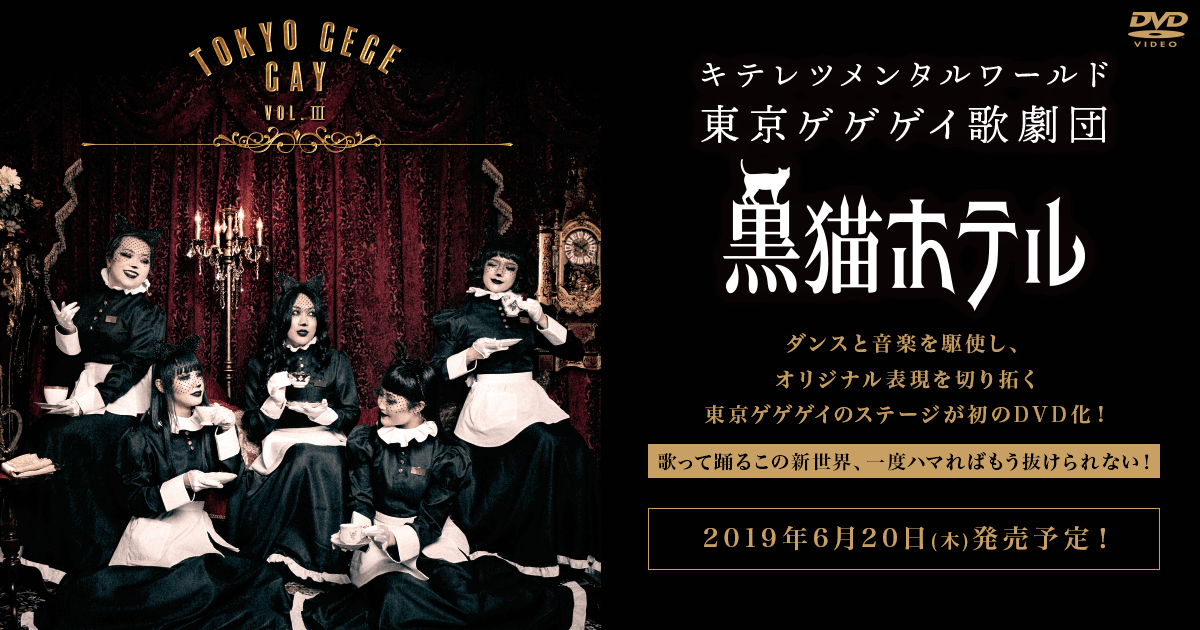東京ゲゲゲイ歌劇団　黒猫ホテルDVD
